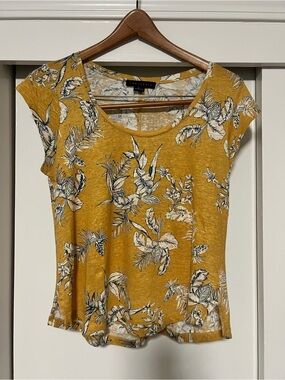Sanctuary  Scoop Neck Tee, linen